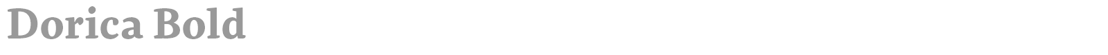 Dorica font preview